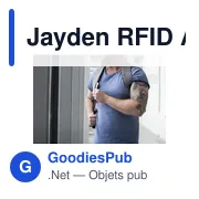Sac à dos anti-vol personnalisable Jayden RFID avec logo - Miniature 4
