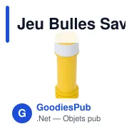 Jeu Bulles Savon Bujass - Miniature 1