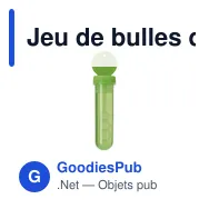 Jeu de bulles de savon personnalisable avec logo - Jakud - Miniature 1
