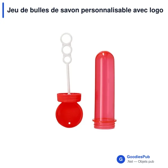 Jeu de bulles de savon personnalisable avec logo - Jakud - Image 8