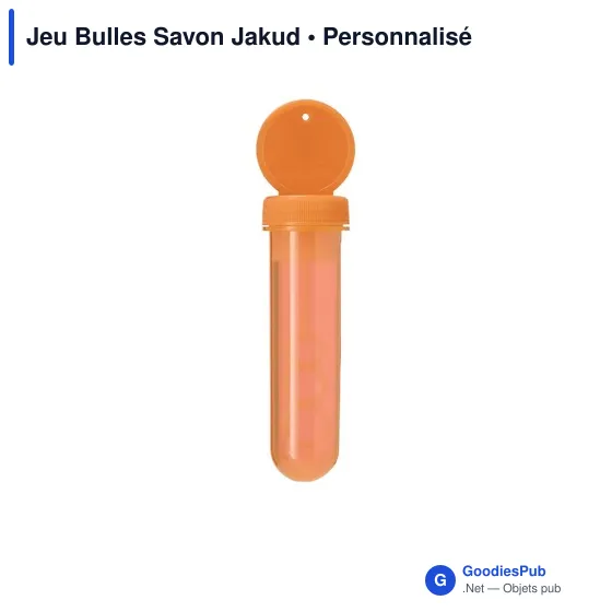 Jeu de bulles de savon personnalisable avec logo - Jakud - Image 9