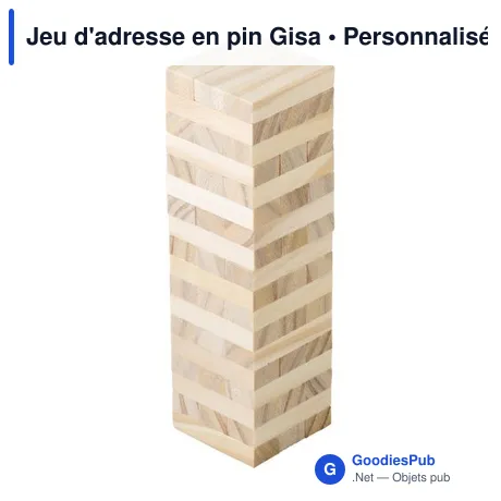 Jeu d'adresse en pin Gisa