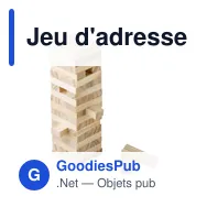 Jeu d'adresse en pin Gisa - Miniature 2