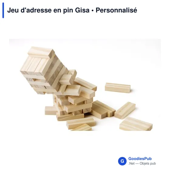 Jeu d'adresse en pin Gisa - Image 4