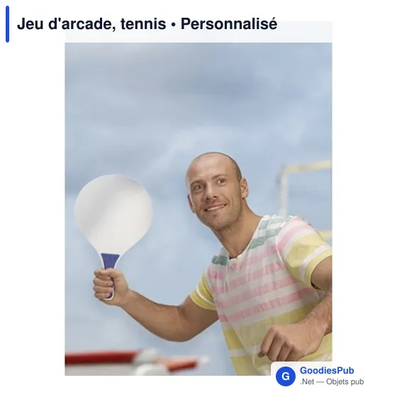 Jeu d'arcade personnalisable en plastique avec logo - Tennis - Image 2