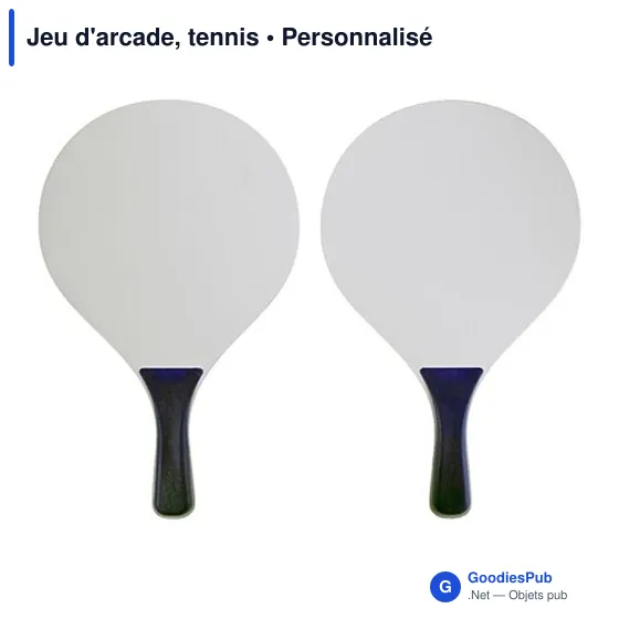 Jeu d'arcade personnalisable en plastique avec logo - Tennis - Image 3