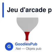Jeu d'arcade personnalisable en plastique avec logo - Tennis - Miniature 9