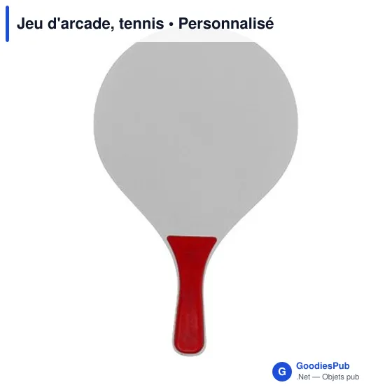 Jeu d'arcade personnalisable en plastique avec logo - Tennis - Image 9