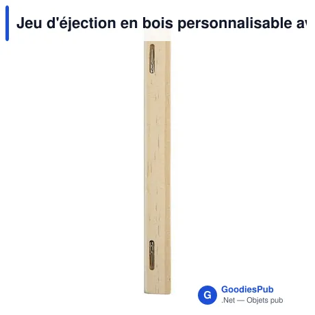 Jeu d'éjection en bois personnalisable avec logo - Rio