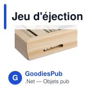 Jeu d'éjection en bois personnalisable avec logo - Rio - Miniature 6