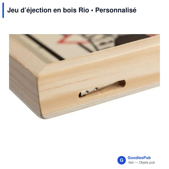 Jeu d'éjection en bois personnalisable avec logo - Rio - Image 6