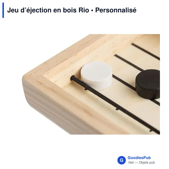 Jeu d'éjection en bois personnalisable avec logo - Rio - Image 8