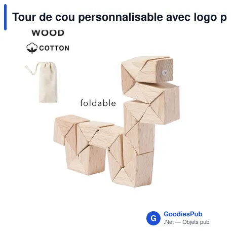 Tour de cou personnalisable avec logo pour entreprises