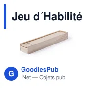 Jeu d'Habilité Mikado personnalisable avec logo - Bois - Miniature 4