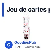 Jeu de cartes personnalisable avec logo - Jeu de 54 cartes Anton - Miniature 1