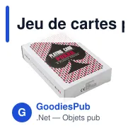 Jeu de cartes personnalisable avec logo - Jeu de 54 cartes Anton - Miniature 4