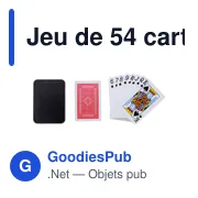 Jeu de 54 cartes Nathan - Miniature 3