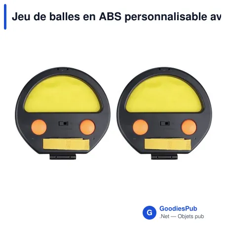 Jeu de balles en ABS personnalisable avec logo - Oberon