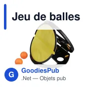 Jeu de balles en ABS personnalisable avec logo - Oberon - Miniature 2