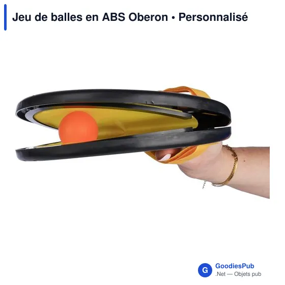 Jeu de balles en ABS personnalisable avec logo - Oberon - Image 3