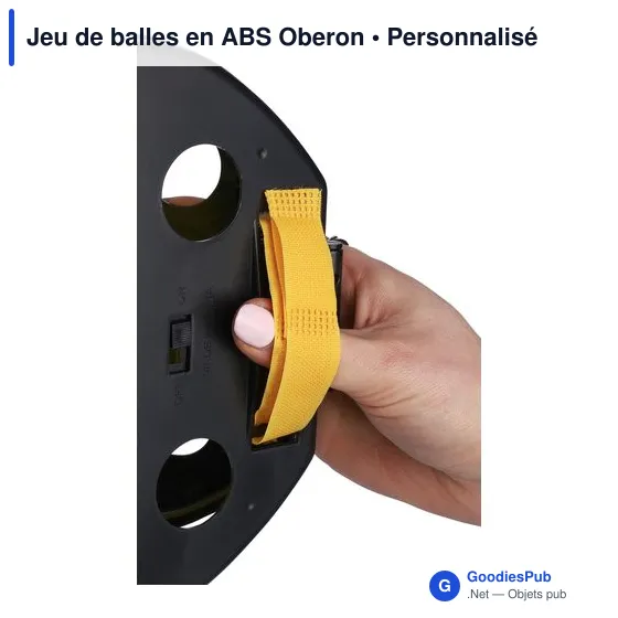 Jeu de balles en ABS personnalisable avec logo - Oberon - Image 4