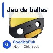 Jeu de balles en ABS personnalisable avec logo - Oberon - Miniature 5
