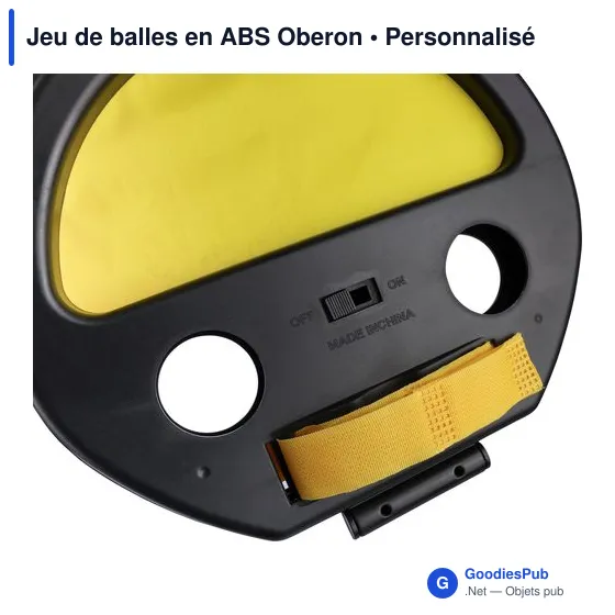 Jeu de balles en ABS personnalisable avec logo - Oberon - Image 5