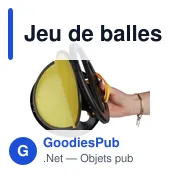 Jeu de balles en ABS personnalisable avec logo - Oberon - Miniature 6