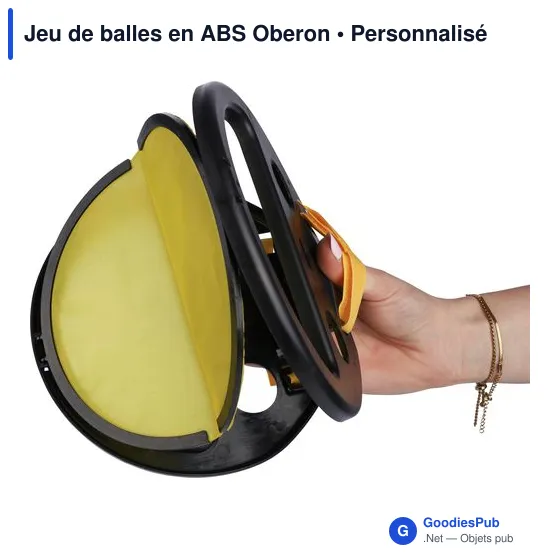 Jeu de balles en ABS personnalisable avec logo - Oberon - Image 6