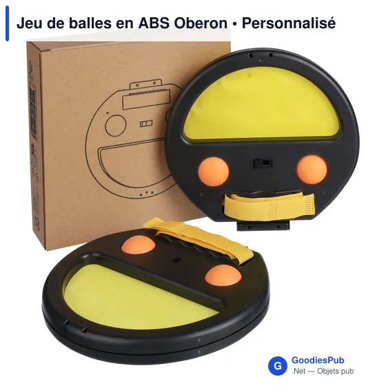 Jeu de balles en ABS personnalisable avec logo - Oberon - Image 7