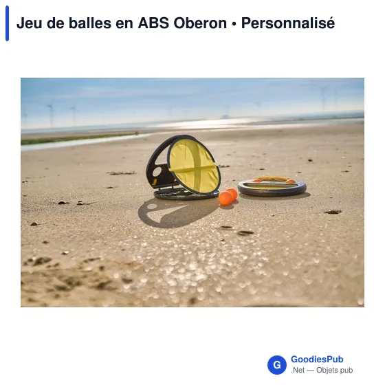 Jeu de balles en ABS personnalisable avec logo - Oberon - Image 8