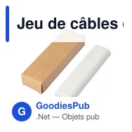 Jeu de câbles et connecteurs personnalisable avec logo - Uwe - Miniature 8