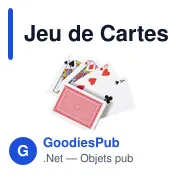 Jeu de cartes personnalisable avec logo - Jeu de Cartes Français Picas - Miniature 1