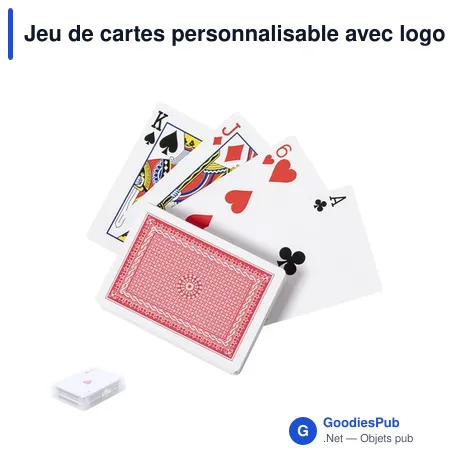 Jeu de cartes personnalisable avec logo - Jeu de Cartes Français Picas