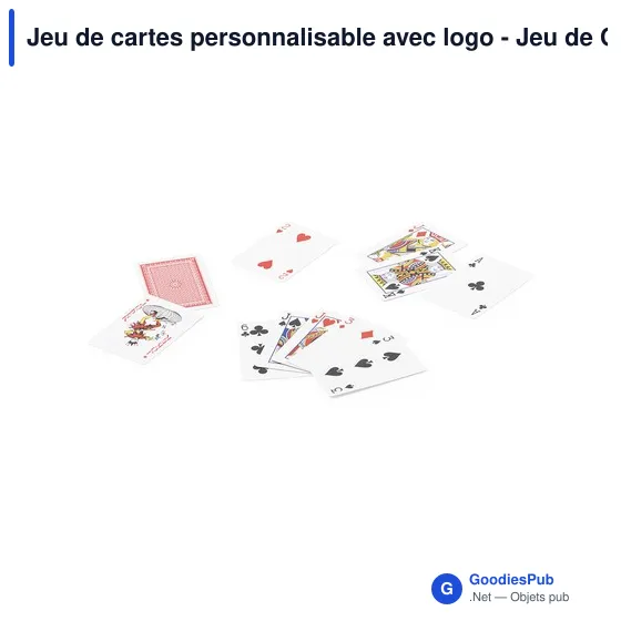 Jeu de cartes personnalisable avec logo - Jeu de Cartes Français Picas - Image 2