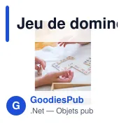 Jeu de dominos personnalisable en bois avec logo - Tiernan - Miniature 2