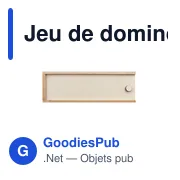 Jeu de dominos personnalisable en bois avec logo - Tiernan - Miniature 7
