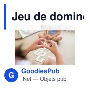 Jeu de dominos personnalisable en bois avec logo - Tiernan - Miniature 8
