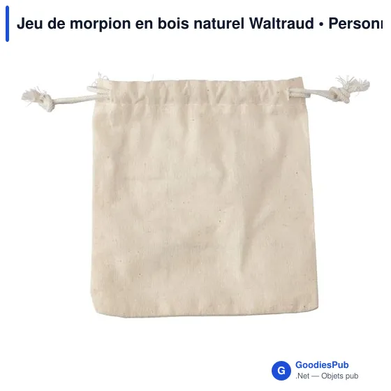 Jeu de morpion en bois personnalisable avec logo - Waltraud - Image 4