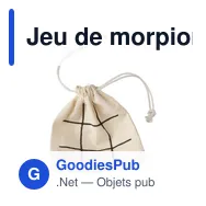 Jeu de morpion en bois personnalisable avec logo - Waltraud - Miniature 5