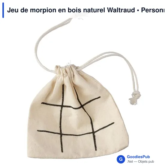 Jeu de morpion en bois personnalisable avec logo - Waltraud - Image 5