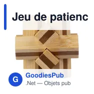 Jeu de patience en bois personnalisable avec logo - Inge - Miniature 4