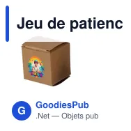 Jeu de patience en bois personnalisable avec logo - Inge - Miniature 6