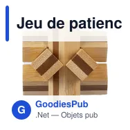 Jeu de patience en bois personnalisable avec logo - Inge - Miniature 7
