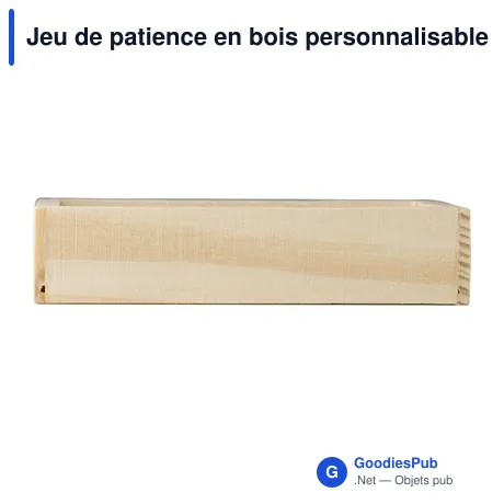 Jeu de patience en bois personnalisable avec logo - Joel