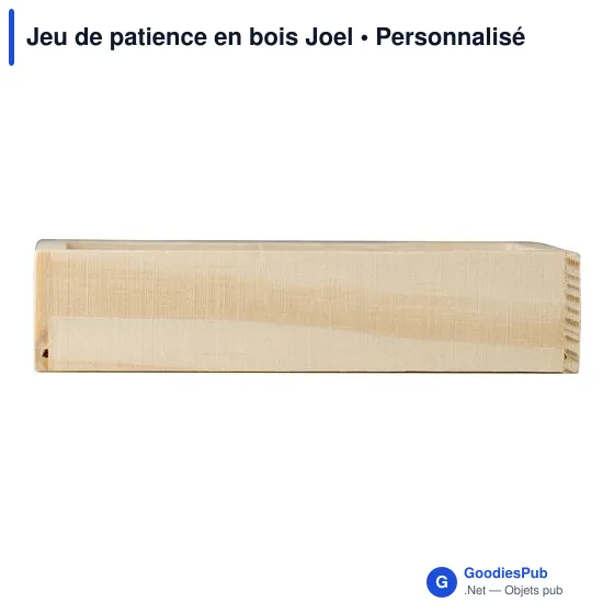 Jeu de patience en bois personnalisable avec logo - Joel - Image 1