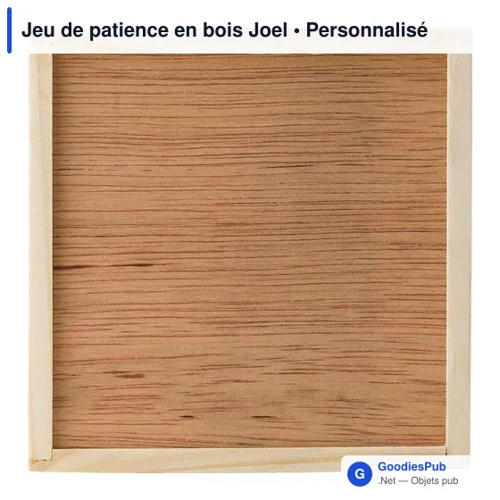 Jeu de patience en bois personnalisable avec logo - Joel - Image 3