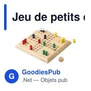 Jeu de petits chevaux en bois personnalisable avec logo - Yasir - Miniature 4