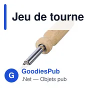 Jeu de tournevis personnalisable en bois d'hévéa avec logo - Miniature 3
