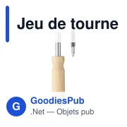 Jeu de tournevis personnalisable en bois d'hévéa avec logo - Miniature 5